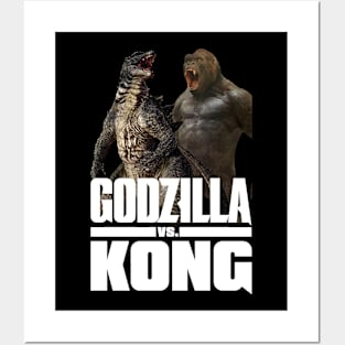 godzilla vs kong team godzilla Kong Posters and Art